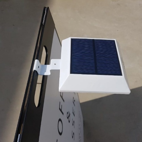 방문(퀵) 태양광 충전 LED조명 입간판 배너 간판 외부용디피지샵